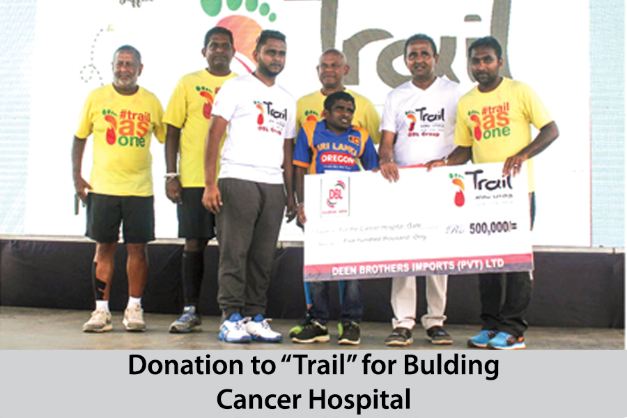 Donation to “Trail” for Bulding