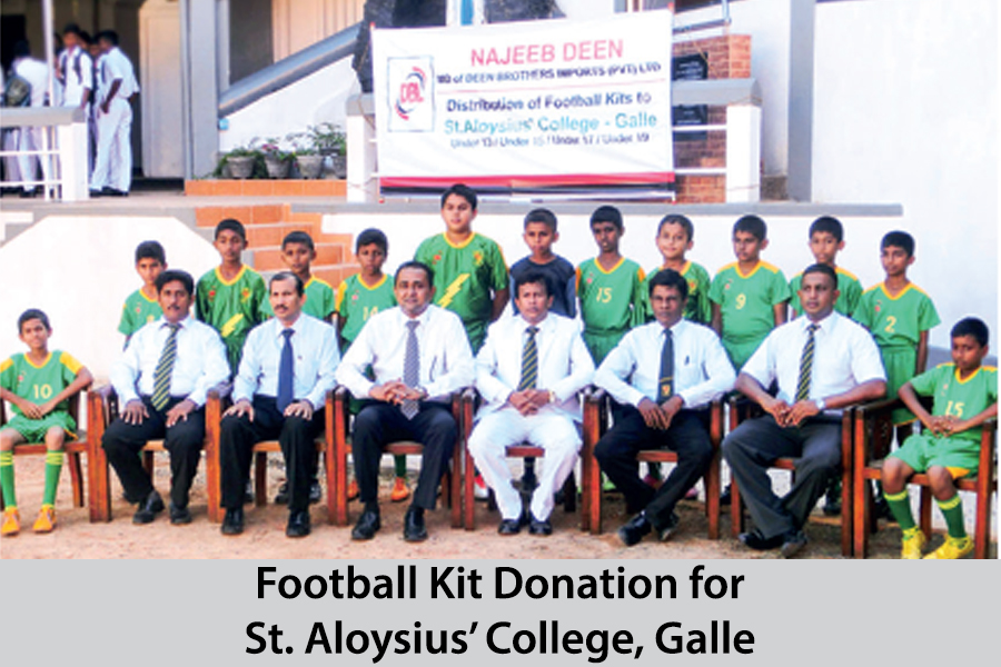 Football Kit Donation for St Aloysius