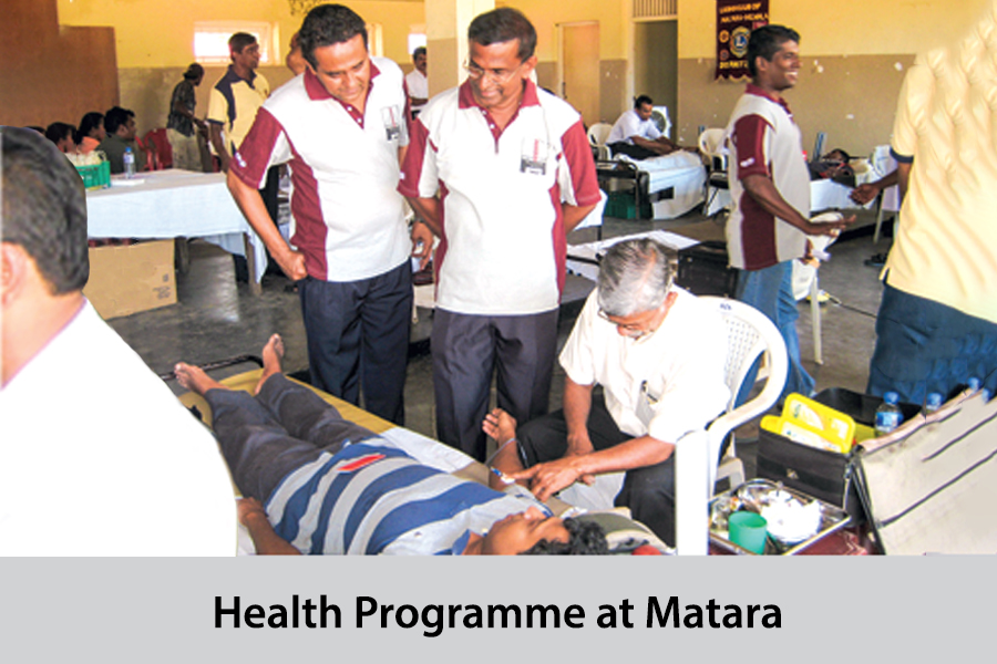 Health Programme at Matara